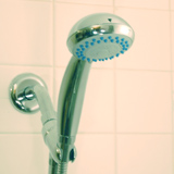 hand-held shower head