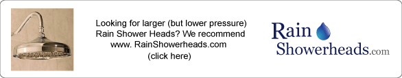 rain showerheads