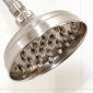brushed nickel rain showerhead